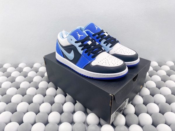Air Jordan1 Low aJ1 White Black Blue - Image 12