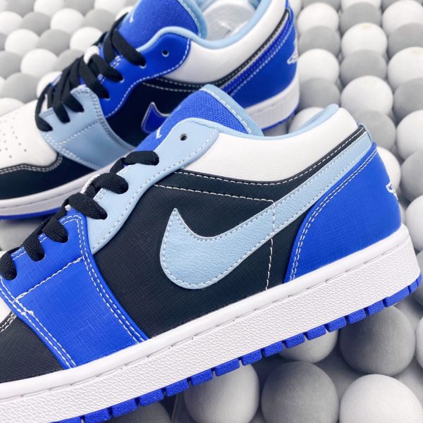 Air Jordan1 Low aJ1 White Black Blue - Image 4