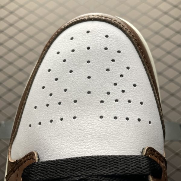 Air Jordan 1 Low AJ1 Culture White Brown - Image 4