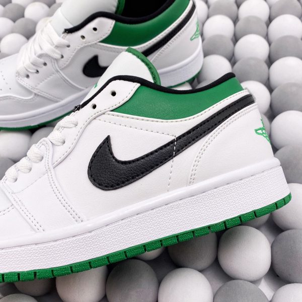 Air Jordan 1 Low White Green - Image 2