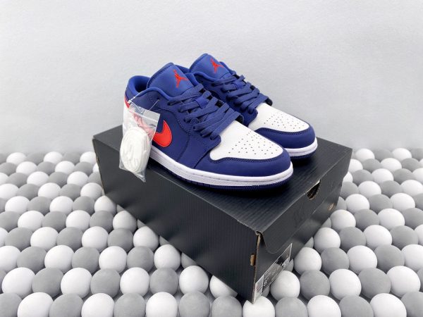 Air Jordan1 Low aJ1 Blue Red Patriot - Image 10