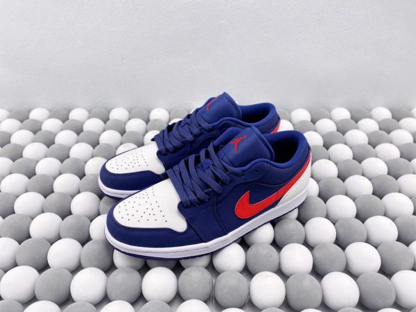 Air Jordan1 Low aJ1 Blue Red Patriot