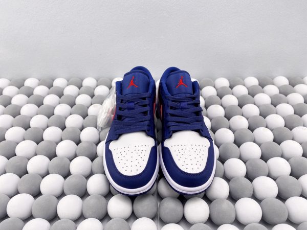 Air Jordan1 Low aJ1 Blue Red Patriot - Image 8