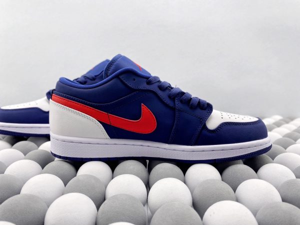Air Jordan1 Low aJ1 Blue Red Patriot - Image 5